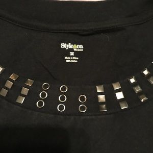 Style & Co Tops - Style & co studded collar Style & Co Tops - Style & co studded collar